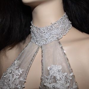 Silver sequins dress